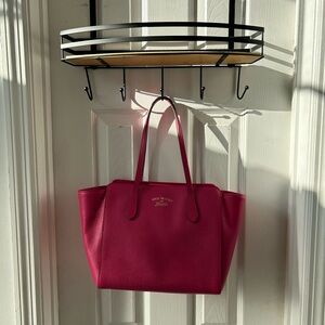 GUCCI Hot Pink Swing Tote Bag